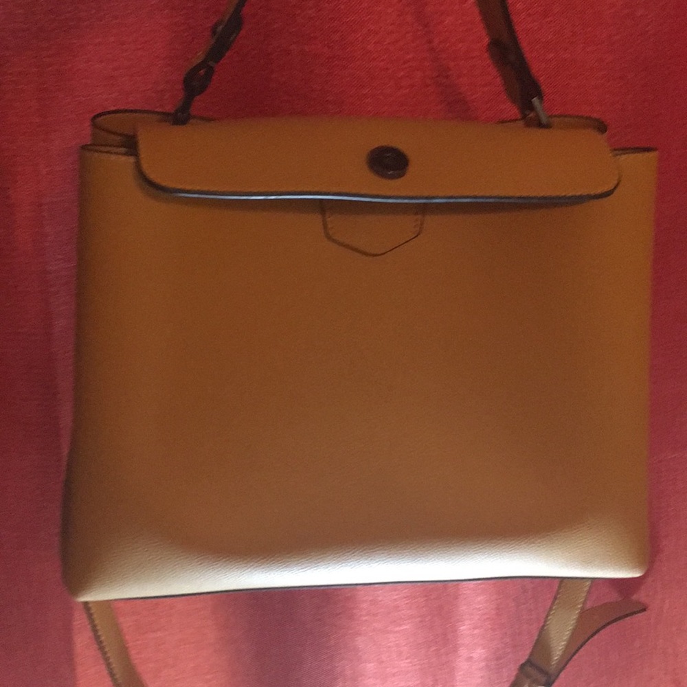 Mustard color purse satchel